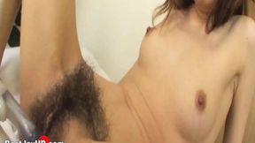 Hot Asian temptress gets loaded with cumshot after sizzling nail session - Skinny Aisna gets whipped!