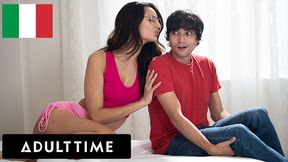 ADULT TIME - Eliza Ibarra Puts On Wrong Glasses &amp; Fucks Her Stepbro Instead Of BF! ITALIAN SUBTITLES