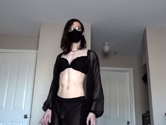 Solo webcam tranny masturbation