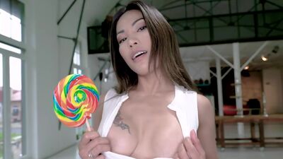 Little Asian Lollipop Lover