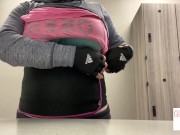 after gym workout sweaty belly button 12 - glimpseofme