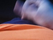 Thick cum from a tiny dick