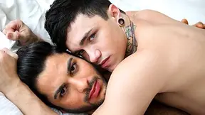 Jake Bass tendering Tony Milan's tight little hole