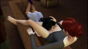 Seducing My Teacher in a Public Library (Sims 4)