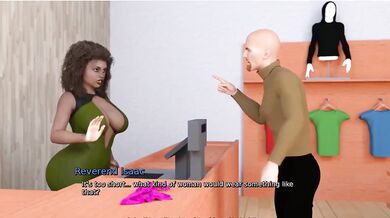 Lustful Secret Pleases Priest In Her Shop With Gushing Blowjob