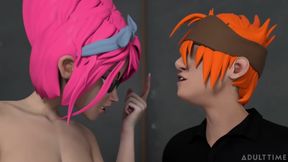 Hentai sex college episode 2 - big titty hentai milf begs for student's cum in front of the whole class!