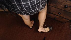 Standing Ballet Flats Slide