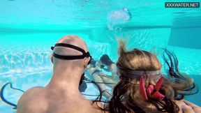Underwater Show - swimming pool teen (18+) xxx