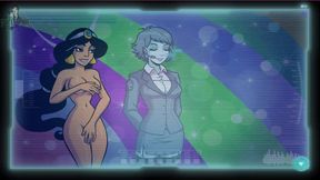Rough Hentai Slave Masturbates & Milks Big Tits for Akabur's X-Men Fantasy
