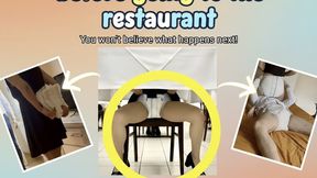 before going to the restaurant