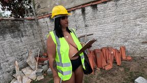Work and Horniness: the Architect's Wild Masturbation on a Live Construction Site!