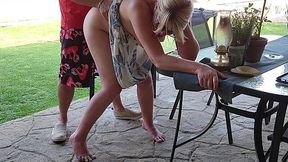 Hot & Heavy: Standing Jerk-Off Sesh With My Smokin' Stepmom