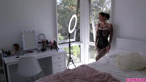 milf wife gamer influencer stopped from making videos and then fucked
