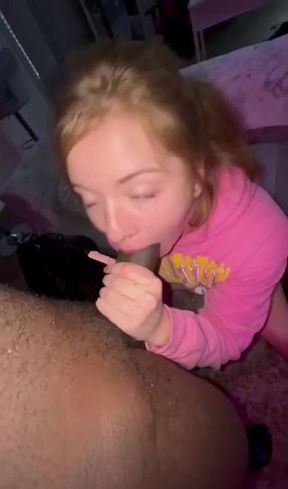 Ginger Rides Massive BBC With Homemade Passion