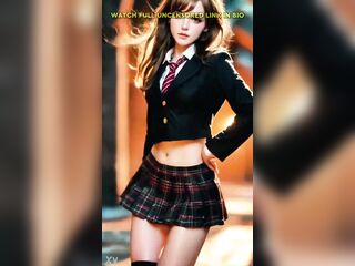 Hermione casting a seductive spell in a revealing Hogwarts robe. The brightest witch of her age knows how to enchant! #harrypotter #hermione #ron #harry #magic #disneyedit #shorts #fyp
