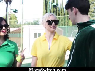 Stepsons Get Distracted by Their Stepmoms' Hawt Bodies During Their Play - Momswitch