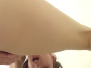 Redhead amateur playing with her snatch