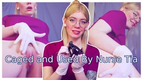 Locked Up for Your Own Good - Nurse rides your face while you wear your cock cage, pov pussy eating, closeup, medfet roleplay