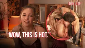 Hot German blonde babe gets double penetration with strapons