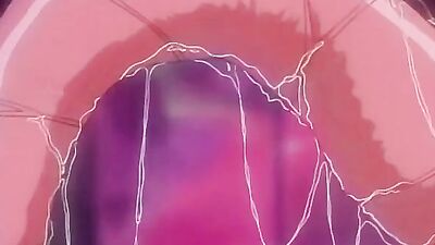 Nerdy chick gets her holes stretched by a tentacle monster in anime porn