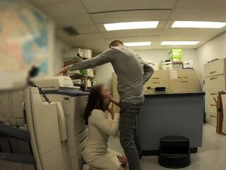 Caught by Secretary stroking in office. Oral job