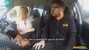 Hot Blonde From Finland Enjoys Sex With Driving Instructor On First Lesson