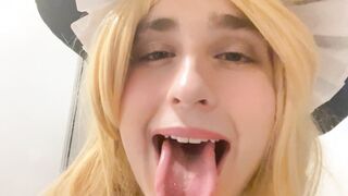 I crossdress Marisa and display you my tongue and slobber! (Vore) (Costume Play)