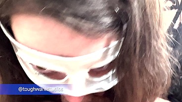 Britanica Pleasuring Bad Pup Ash with her mouth