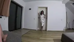 Facefucking and Cum-play While Wearing a Sexy Satin Robe 273