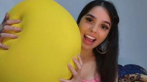 RASGANDO BALOES TAMANHO:40 tearing up size 40 balloons