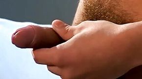 Teen smoker Adam fills hand with jizz after masturbating