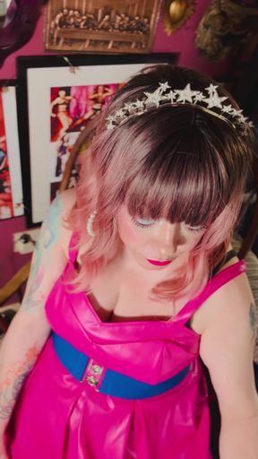 Tina Snua Is Stunning In Pink Leather &amp; Chain Smoking - BBW OMI OME Snap Inhales Drifting Smoke