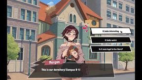 femboy futa house [futanari hentai game ] ep.1 i discovered that the cute goth girl has a small cock in the toilet !