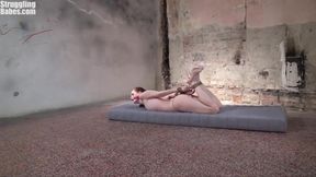 Denise gets hogtied tight in the basement