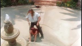 kylie ireland takes anal in pantyhose outdoors
