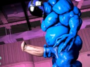 Veil New Character, Muscle Gut Fap Loop Animation