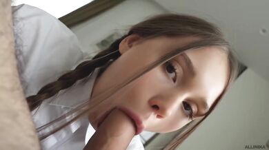 Stranger begged for help then got fucked raw on face tight pussy drained
