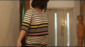 Cheating Wife Teases Her Cuckold Husband, Who Can Only Masturbate Deep in the Mountains, by Sending Him a Video of Her Pussy.