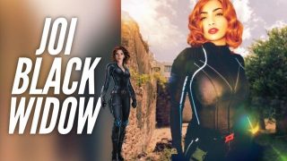 Die wunderschöne Black Widow-Cosplayerin gibt JOI und zeigt dabei ihren heißen Körper