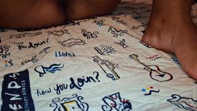 Feet, Hands, Nails & Hairy Pussy Fetish Tease in Hot POV