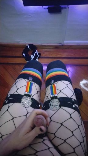 Pride Month Femboy Tease And Masturbates