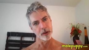 Richard Lennox shoves his ass and low hangs his balls in your face after shrinking you