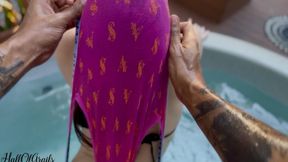 Josie Jo's WET Atomic Wedgie Time with Cotton