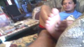 Malefootflava Hot Stud Guy (Andre) and his relaxed Soles to massage and Sniff (All Upclose Teases) You'll Explode!!!