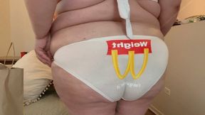 BBW Stuffing in Maccas Panties