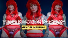 Your Pegging Fantasy - POV PEGGING ROLE PLAY INCLUSIVE GENDER NEUTRAL QUEER STRAP ON FANTASY SUBMISSIVE FEMDOM DOMSUB DYNAMIC SPANKING WITH DIRTY TALKING