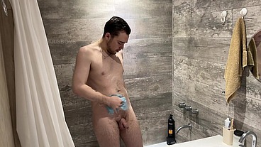 Sexy Dude Takes a Shower