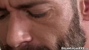 Hairy cop Bruce Beckham rimmed and screwed the hairy ass of blonde Leo Anthony