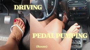 He pedals while driving his car (3)