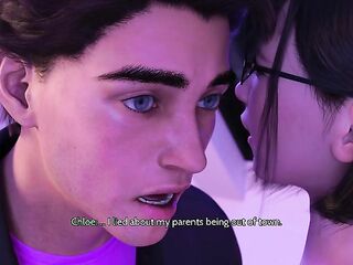 What Begins as a Cozy Visit With Chloe Ends in a Warm Private Raunchy Night Jointly (CG)